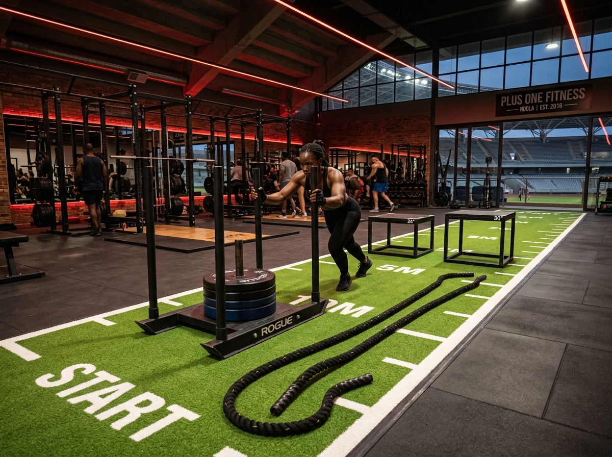 Functional turf training zone at Plus One +1 Fitness